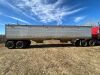 *1996 41' Wilson Pace Setter t/a aluminum hopper bottom grain trailer - 9