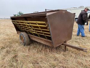 *Approx 100 Bushel Cypress Industries Creep Feeder on wheels, with panels
