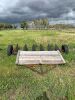 *Shop Build 15 square bale stooker with foot release - 2