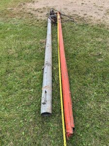 *Approx 3.5”X11’ red pencil auger w/electric generator