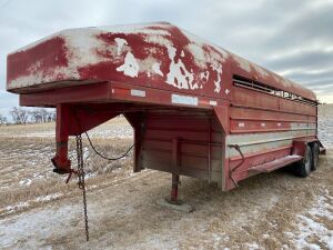 *20’ x 6’ Sokal T/A 5th wheel stock trailer