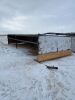 8x24 Calf Hut, drill stem frame w/ tin roof, wood sides - 2
