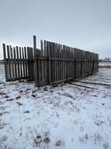 30' Free Standing windbreak panel