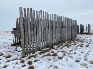 30' Free Standing windbreak panel