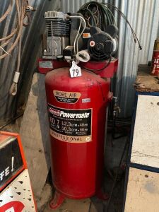 Colman air compressor 60gal 7hp Thompson engine