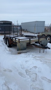 12â€™ Load trail tandem axle trailer