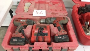 Milwaukee impact driver and drill