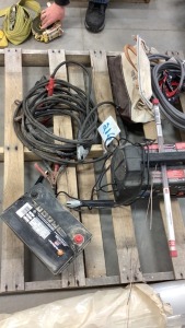 Small welder and battery booster cables