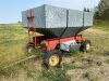 *Approx 125-bushel galvanized gravity box on JD 4-wheel wagon - 3