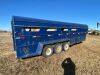 *2001 Real Industries triple axel stock trailer - 7