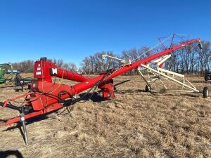 *10"x70' Buhler/Farm King PTO swing hopper auger