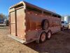 *2001 20' Wilkinson t/a 5th wheel stock trailer - 9