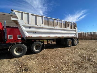 *2003 24' Load Line t/a end dump gravel trailer